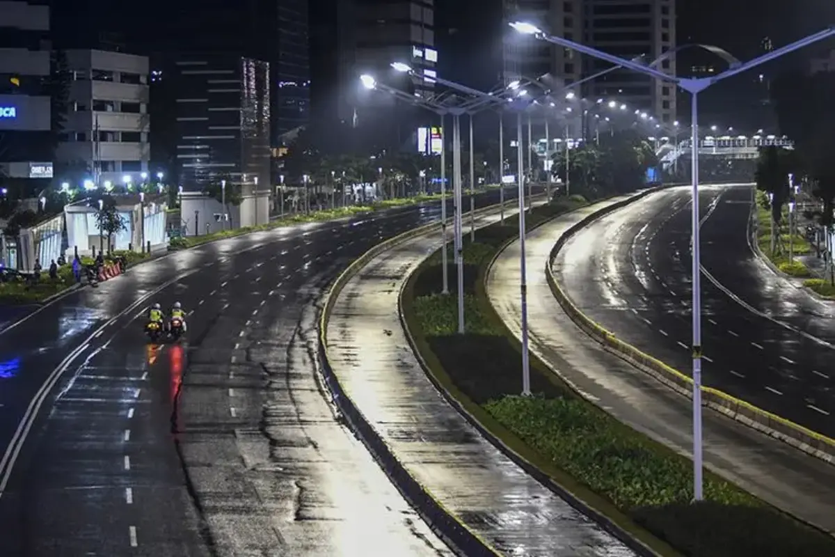 Daftar Ruas Jalan Jakarta Yang Terdampak Pemadaman Lampu 1 Jam Malam Ini