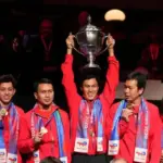Rekor Piala Thomas: Indonesia Raja Medali, Malaysia Runner-up Terbanyak