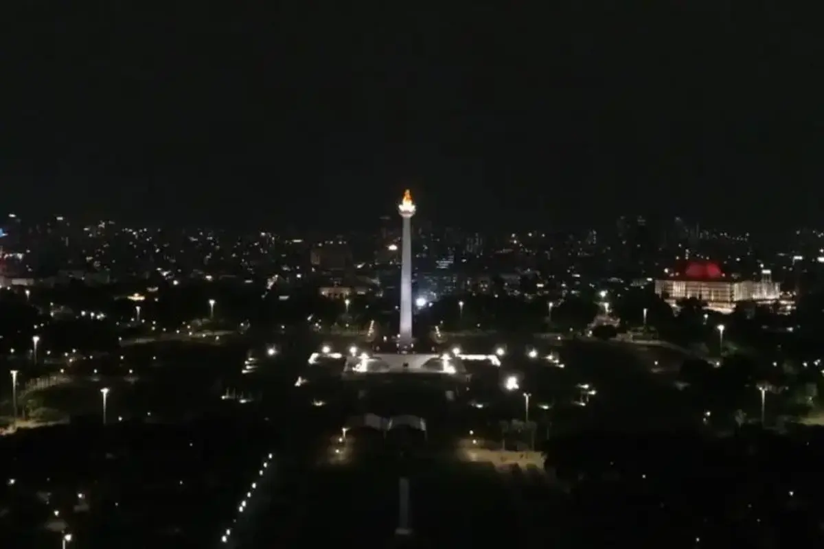 Pemprov Jakarta Bakal Padamkan Lampu Serentak 3 Kali, Monas Dan Jalan Protokol Bakal Gelap