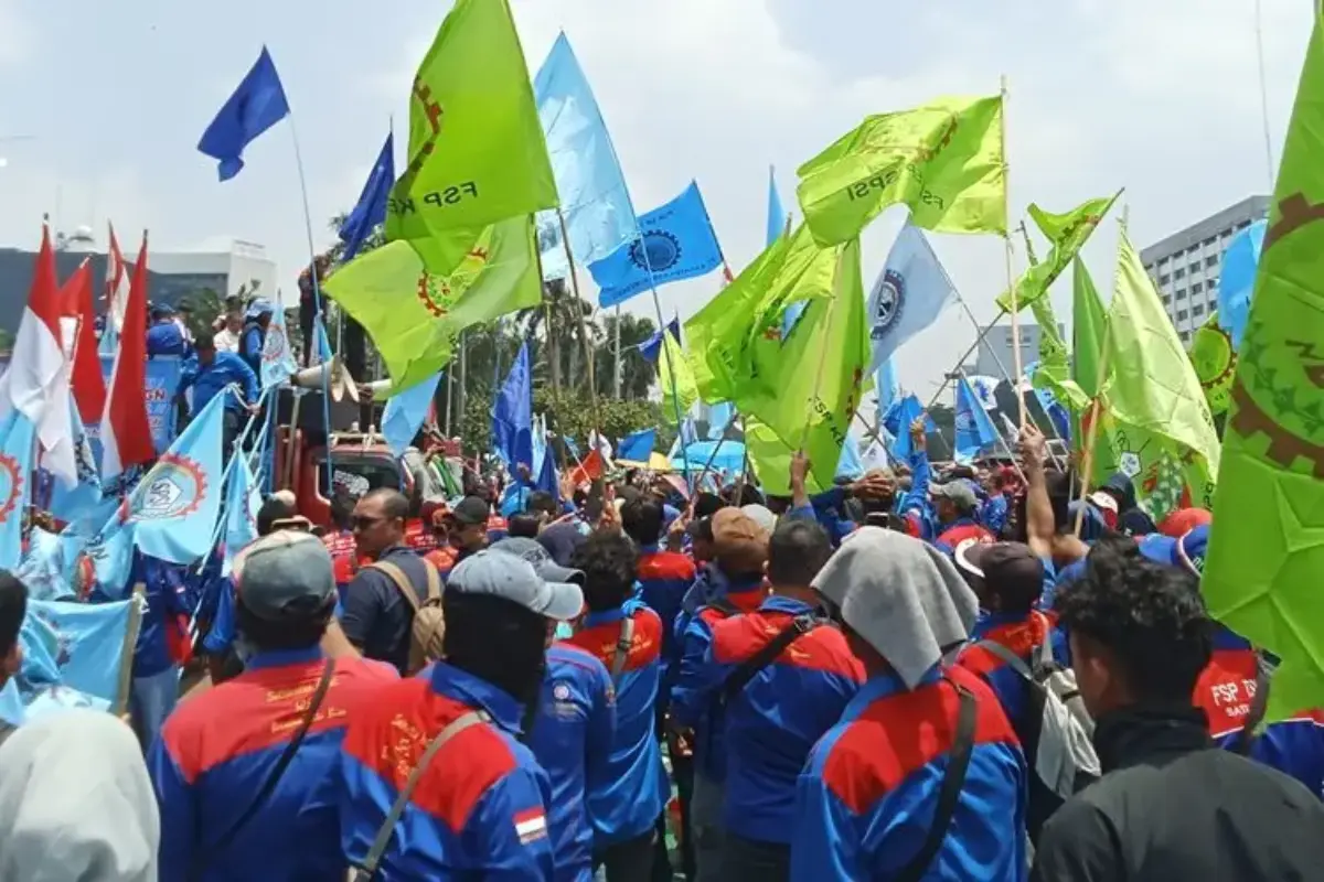 Ada Demo Di Selatan Monas Pagi Ini, Waspadai Potensi Lalu Lintas Macet