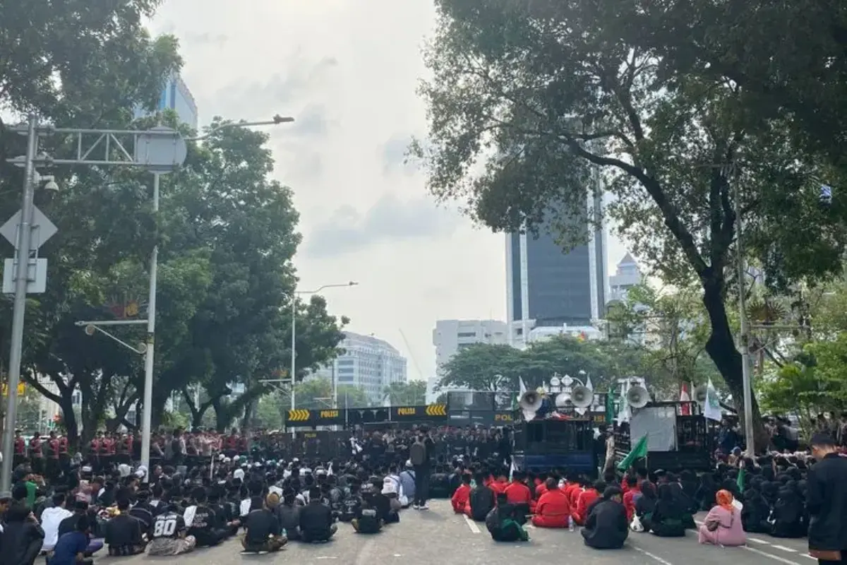 Ada 3 Titik Demo Di Jakarta Hari Ini, Waspadai Macet Dari Gambir Hingga Senayan