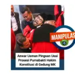 INFOGRAFIK: Foto Anwar Usman Pingsan dengan Lidah Terjulur Ini Hasil Manipulasi