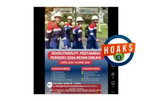 INFOGRAFIK: Hoaks Rekrutmen Pertamina Periode April 2026, Simak Bantahannya