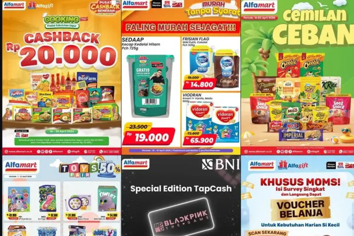 Promo Alfamart Hari Ini 26 April 2026, Diskon Minuman Beli 1 Gratis 1