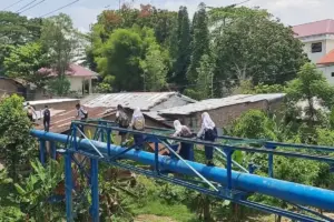 Pembangunan Jembatan Gang Damai yang Roboh di Medan, Menunggu Surat dari PT KAI