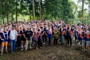 Reforestasi dengan Agroforestri, Alumni Kanisius Tanam 2.200 Pohon di Bogor
