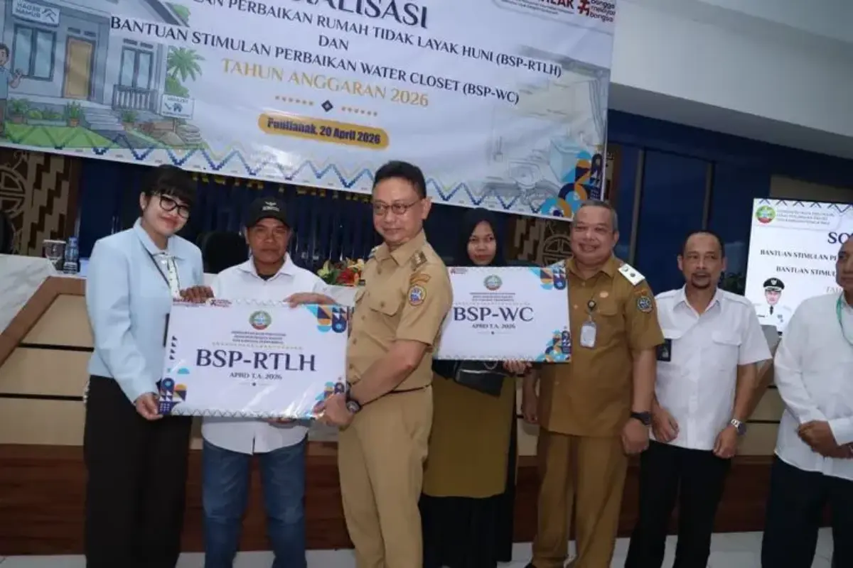 Senyum Hasan di Balik Program Bedah Rumah Pemkot Pontianak