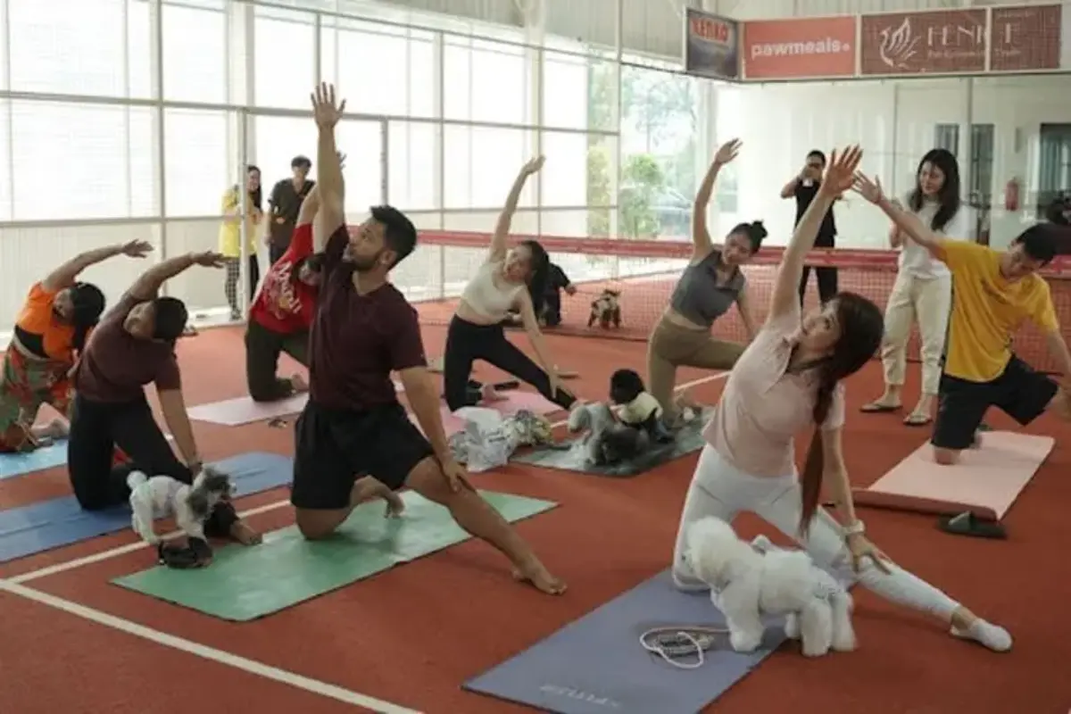 Yoga Bersama Anjing, Coba Mampir ke Event JIPS 2026