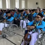 Jemaah Haji Embarkasi Surabaya Tiba di Asrama, Pengguna Kursi Roda Berkurang
