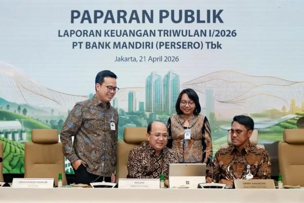 Bank Mandiri Catat Laba Rp 15,4 Triliun Di Kuartal I 2026, kukuhkan Peran Sebagai Mitra Strategis Pemerintah
