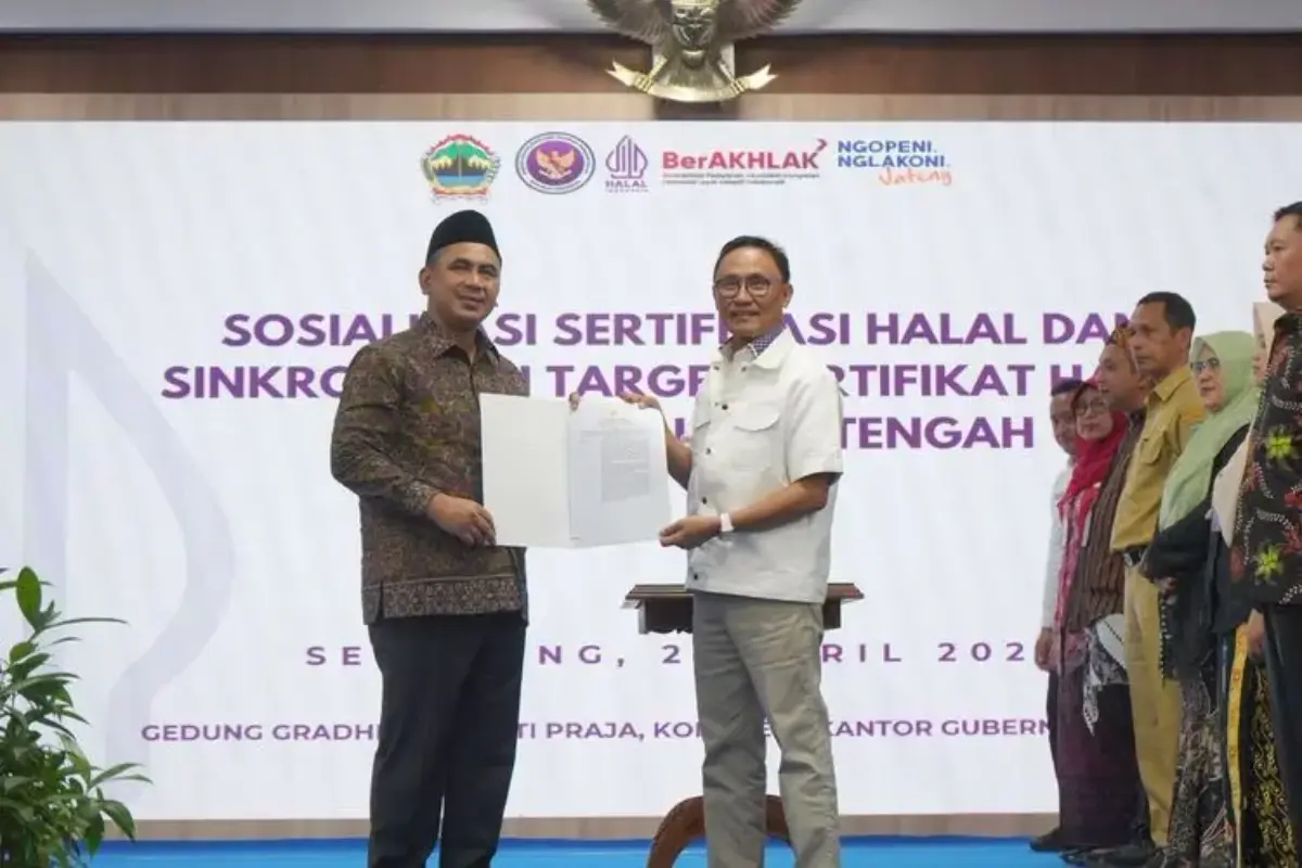 Bpjph Terima Hibah Lahan Pemprov Jateng Untuk Pembangunan Gedung Upt Layanan Jaminan Produk Halal