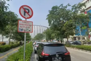 Belasan Kendaraan yang Parkir Liar di PN Jakut Diangkut, Mayoritas Motor