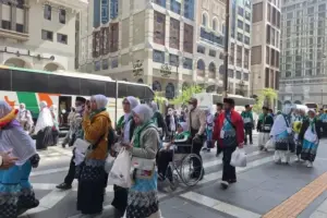 Tiga Kloter Perdana Jemaah Haji Indonesia Tiba di Madinah
