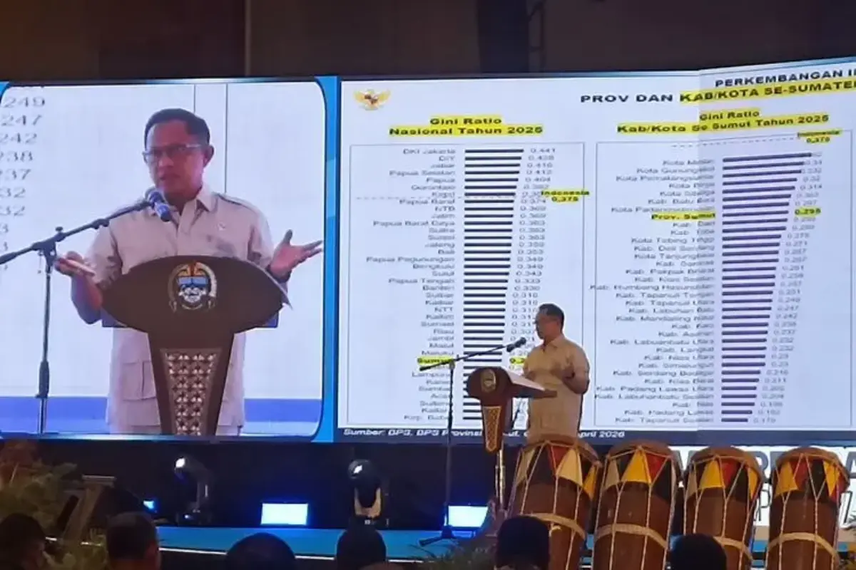 Seloroh Tito di Musrembang, Sebut Akronim Sumut “Semua Urusan Mesti Uang Tunai”…