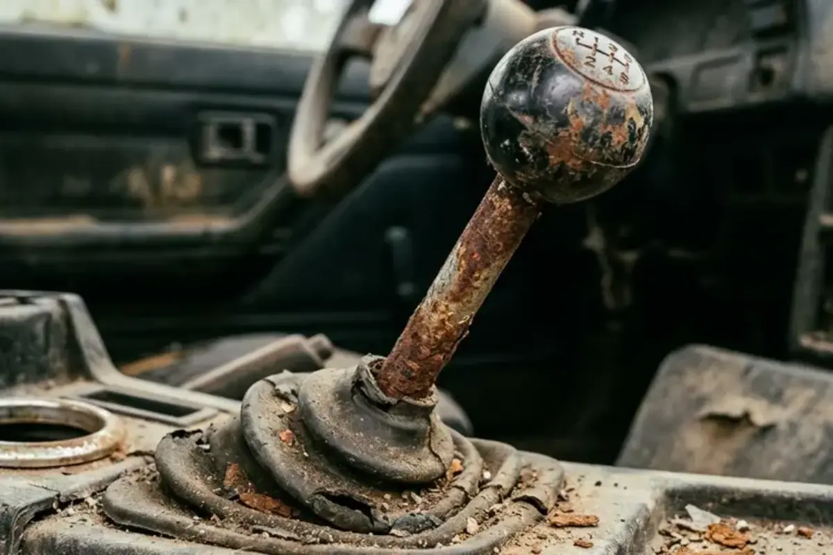 Penyebab Muncul Karat di Besi Tuas Transmisi Mobil Bekas