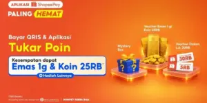 Cara Tukar Poin ShopeePay Jadi Emas 1 Gram, Batas Akhir 30 April 2026