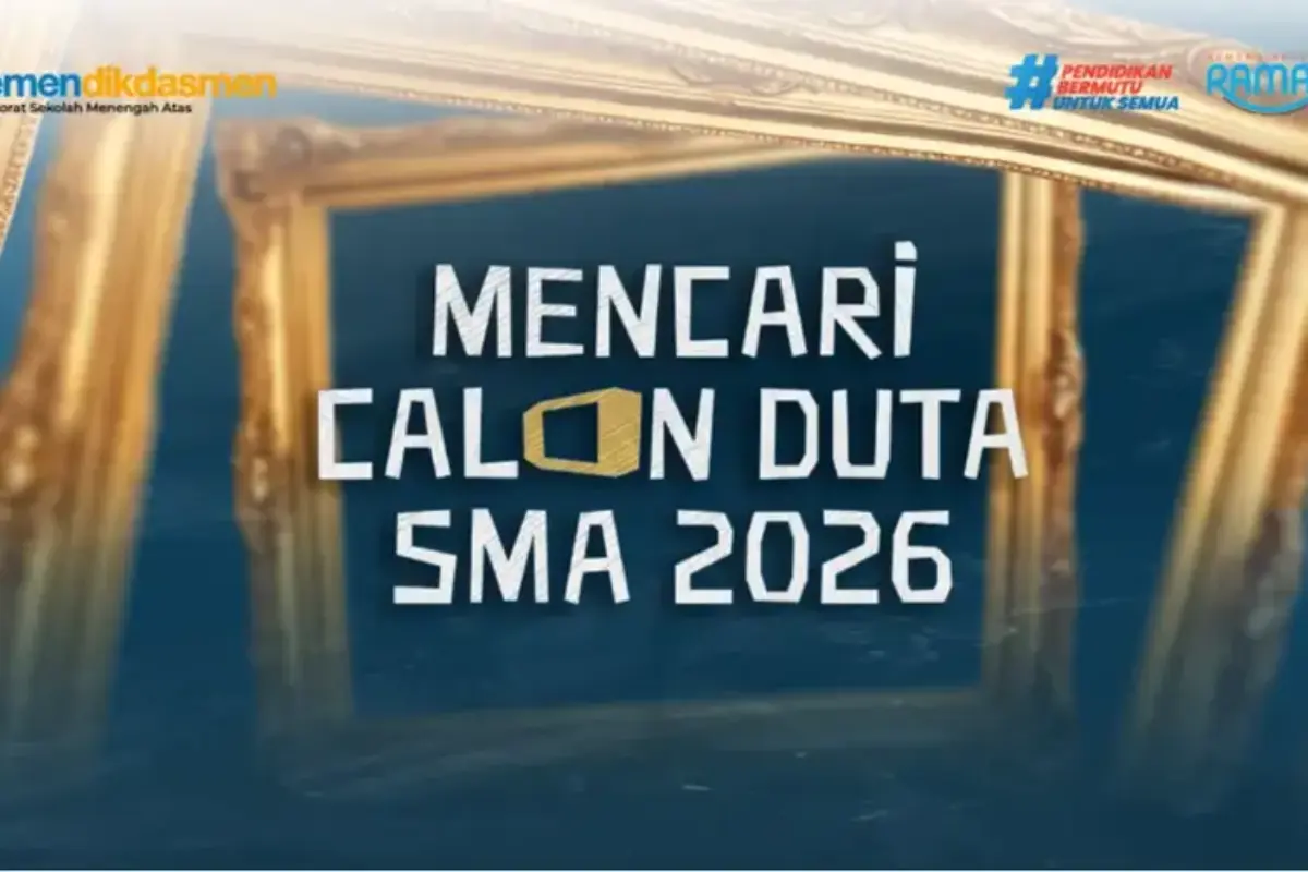 Kemendikdasmen Buka Pendaftaran Duta Sma 2026, Intip Syarat Dan Cara Daftarnya