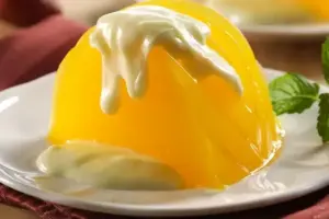 Resep Puding Jeruk Saus Vanila, Dessert Manis dan Segar