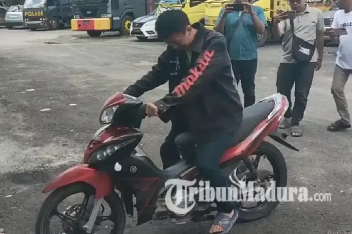 Cerita Warga Surabaya Temukan Motor Jupiter Z Yang Hilang 14 Tahun Silam Di Bangkalan