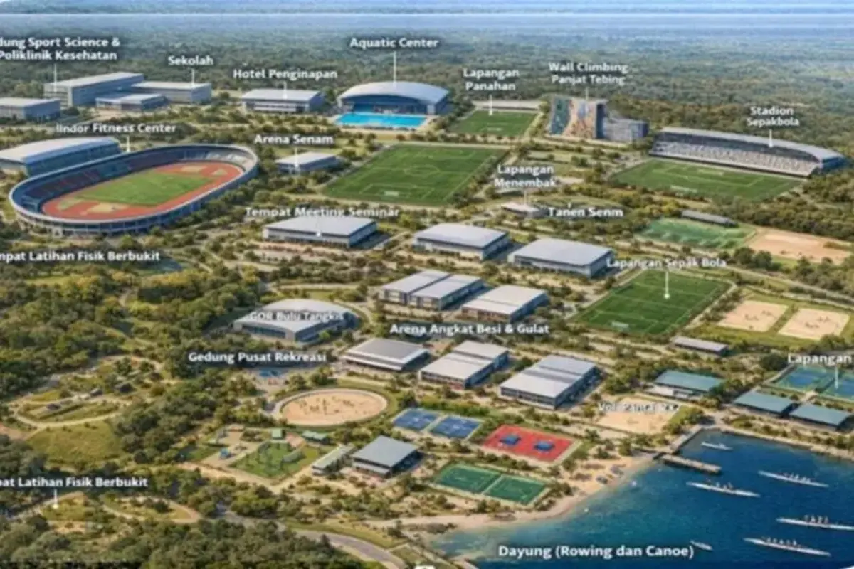 Sport Center 500 Hektare Di Lahan Sawit Bogor Ditargetkan Dibangun 2027, Pusat 21 Cabang Olahraga