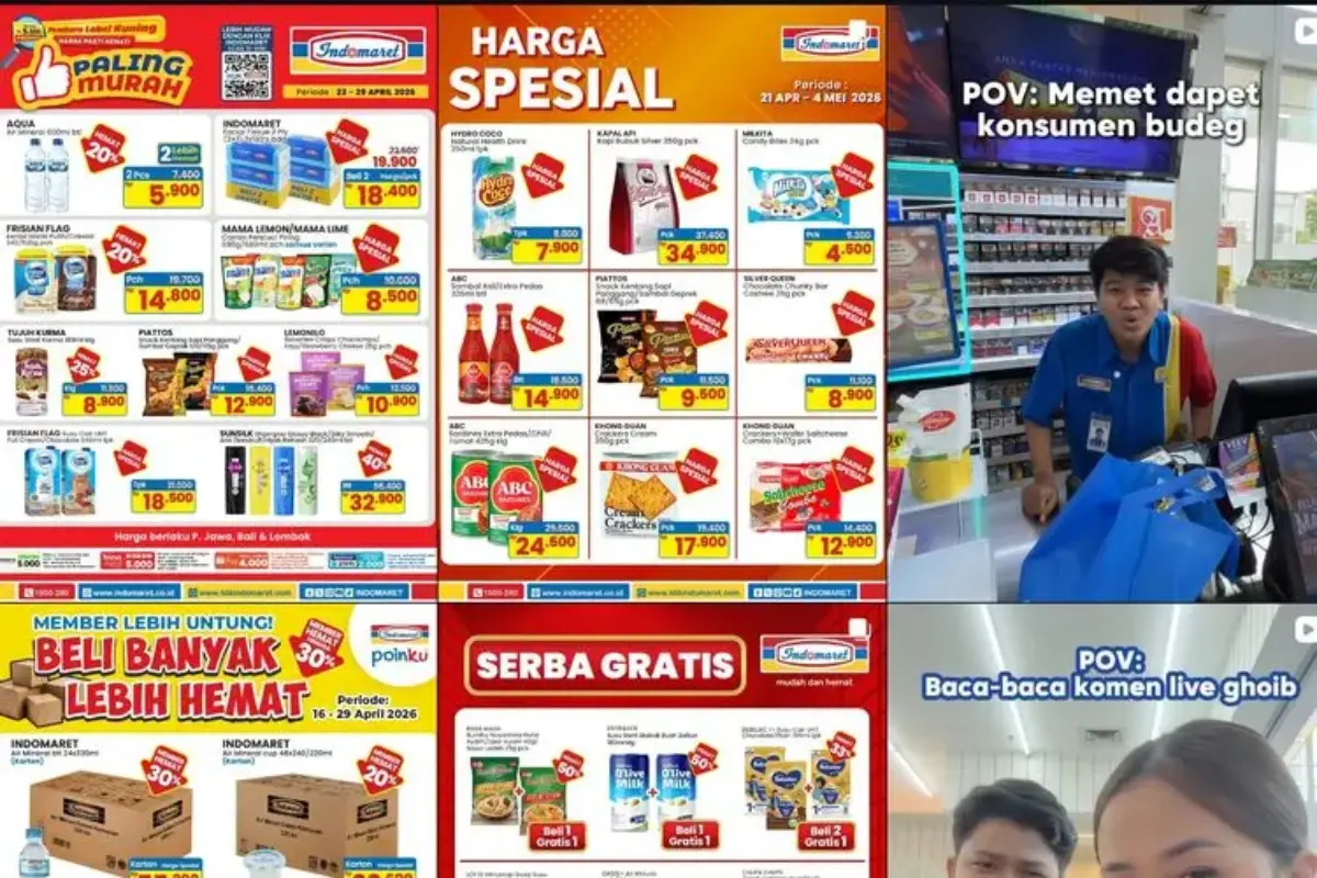 Promo Indomaret 24 April 2026, Tepung Terigu Premium Mulai Rp 14.000 An
