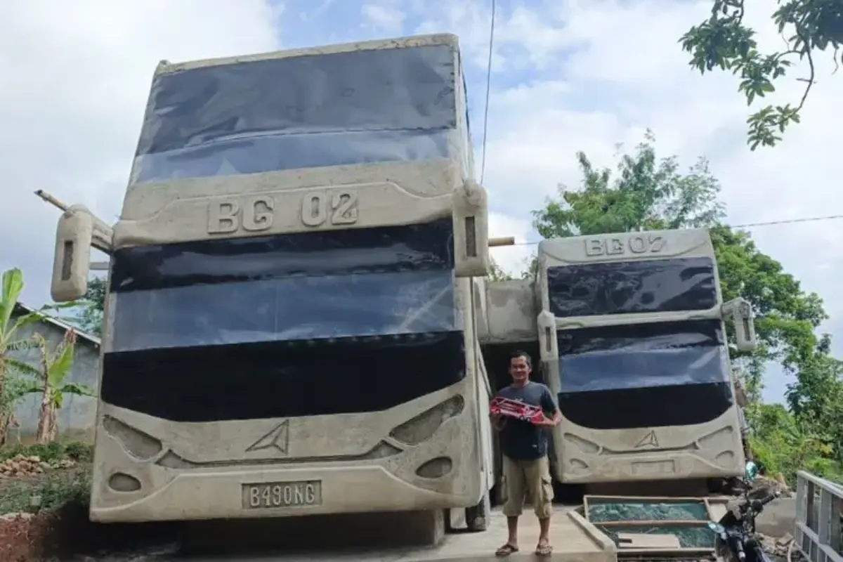 Viral Rumah Mirip Bus Di Wonogiri, Pemiliknya Seorang Tukang Bangunan