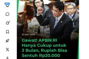 Ramai Isu APBN Disebut Hanya Cukup 3 Bulan, Kemenkeu: Hoaks, APBN Tetap Sehat