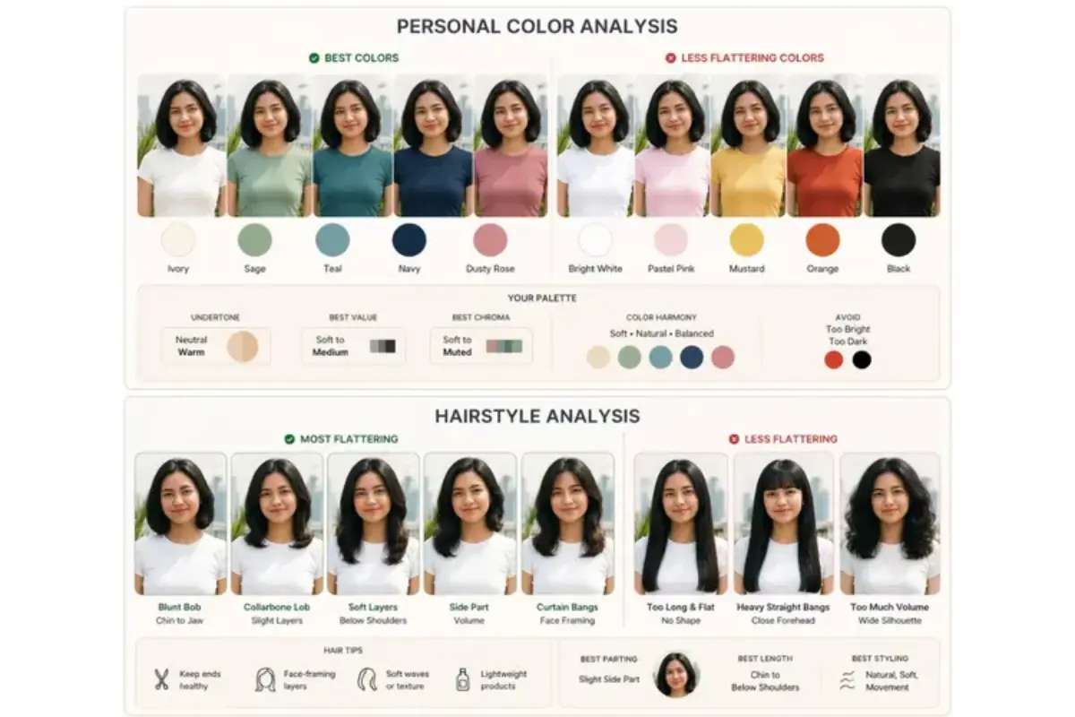 Viral Di Medsos Infografis Color Analysis, Ini Cara Bikinnya Pakai Chatgpt Dan Gemini