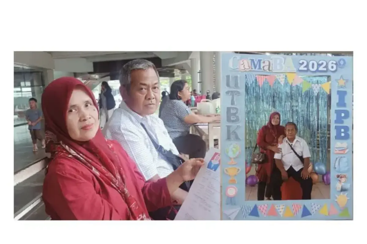 Cerita Yusep, Pedagang Mie Ayam Semangat Antar Anak Tes Utbk Di Ipb
