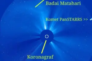Komet PanSTARRS Mendekati Matahari, lalu Pamit Selamanya