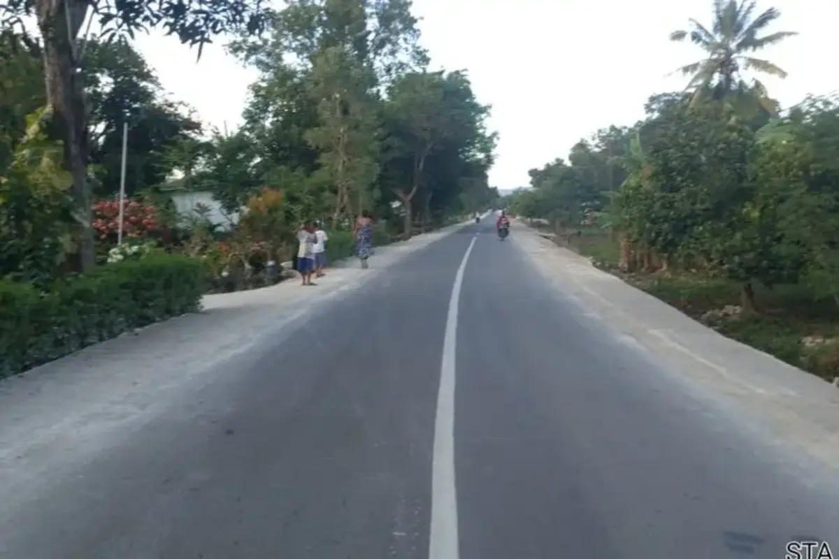 Akhirnya, Warga Perbatasan Ri Timor Leste Nikmati Jalan Mulus Ijd