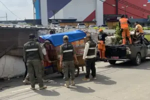 Bersih-bersih Parkir Liar-PKL Dekat Stasiun MRT Lebak Bulus demi Cegah Kemacetan…
