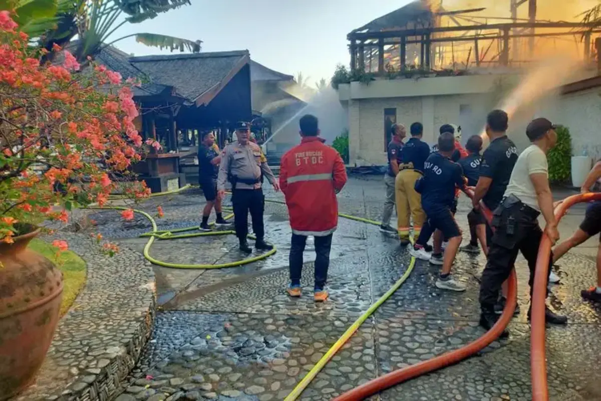 Agung Restoran Di Hotel Club Med Bali Terbakar, Kerugian Capai Rp 5 Miliar