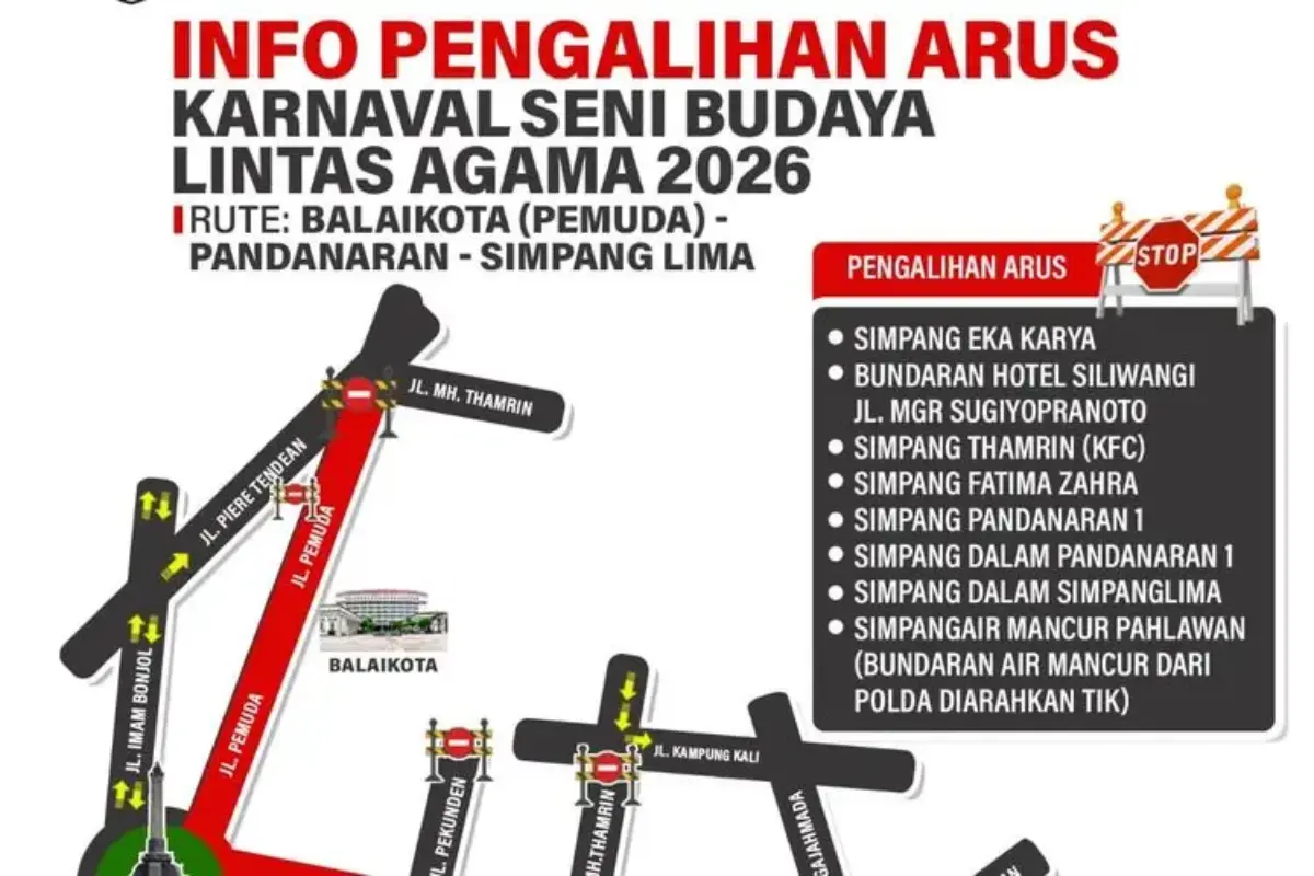 Ada Pawai Ogoh Ogoh Minggu Besok, Simak Rekayasa Lalu Lintas Di Jantung Kota Semarang
