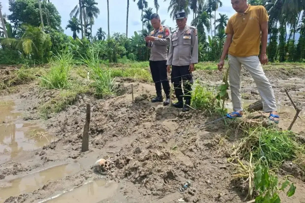 Tengkorak Di Padang Pariaman Diduga Satu Dari 28 Korban Hilang Galodo Silaing