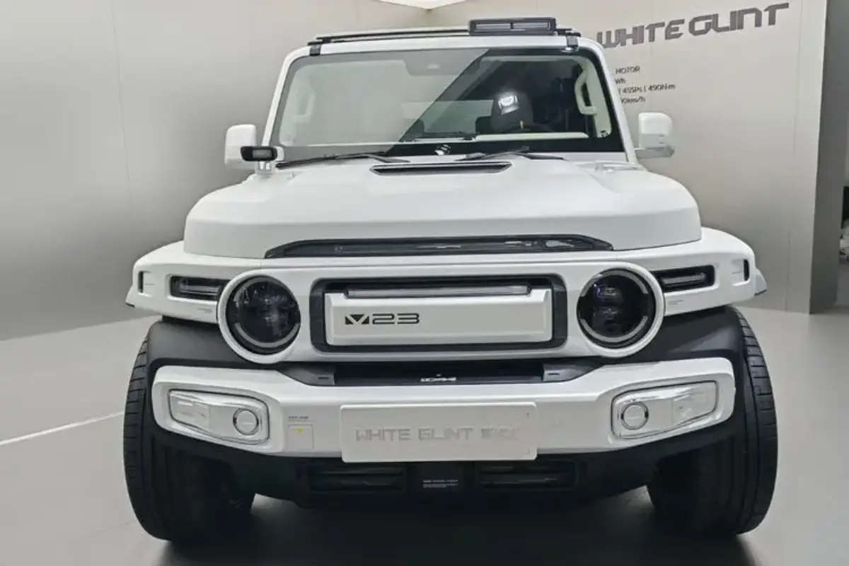 Icar V23 White Glint, Bukti Suv Boxy Listrik Bisa Tampil Modern