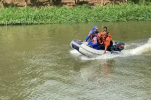 Pencuri Motor di Karawang Ceburkan Diri ke Irigasi, Kini Masih Dicari