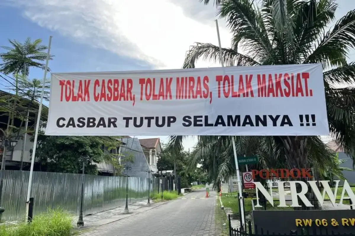 Protes Warga Pondok Nirwana: Izin Bar Tapi Praktik "night Club", Tutup Permanen Casbar!