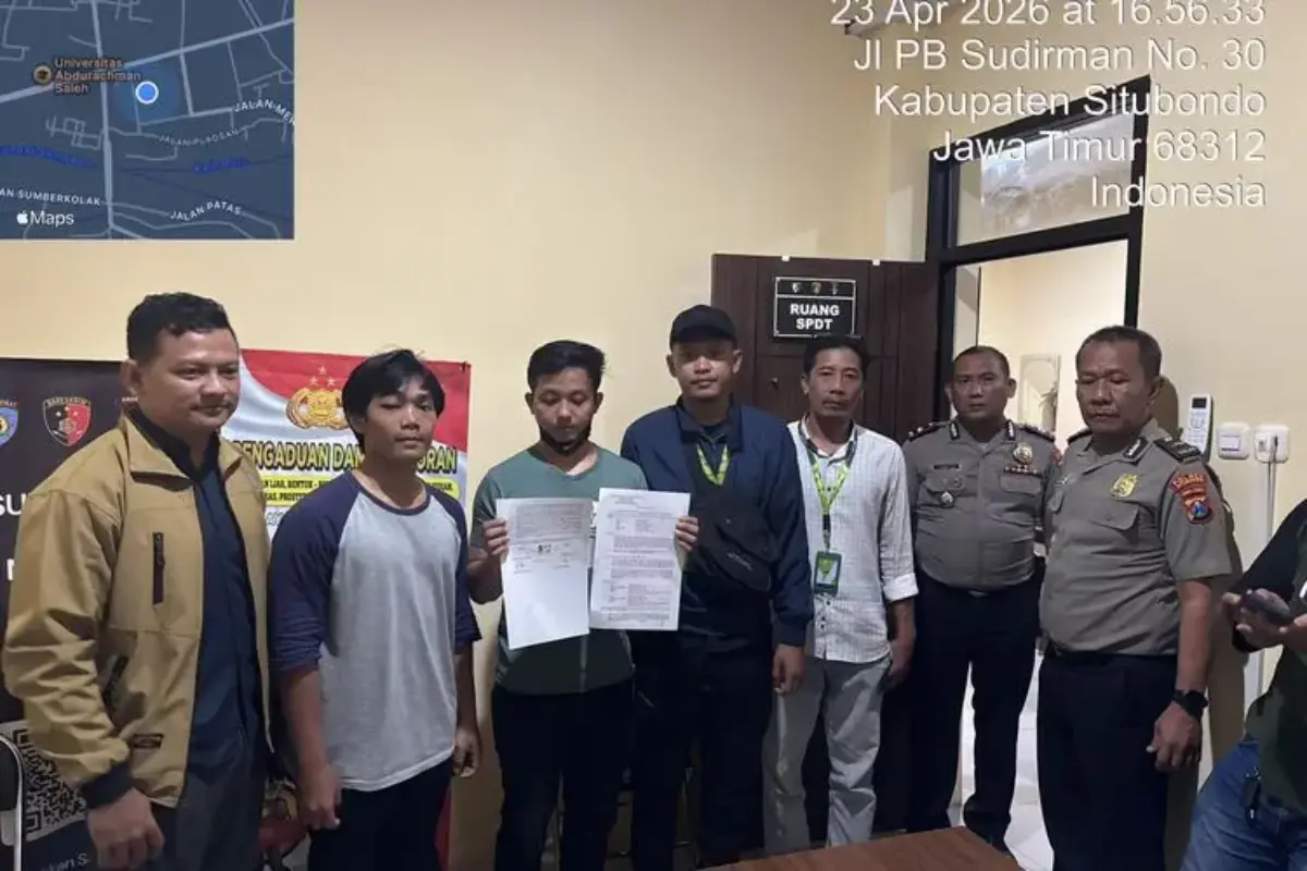 Gara Gara Salah Paham, Oknum Polisi Di Situbondo Pukul Ojol, Berakhir Damai Tetapi Propam Tetap Bertindak