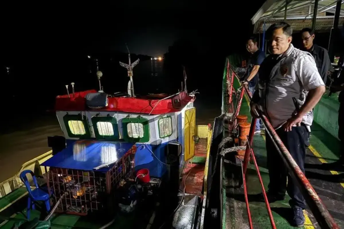 Diduga Hendak Selundupkan 82.000 Kiloliter Solar Ilegal, 2 Kapal Tanker Ditangkap Di Perairan Banyuasin