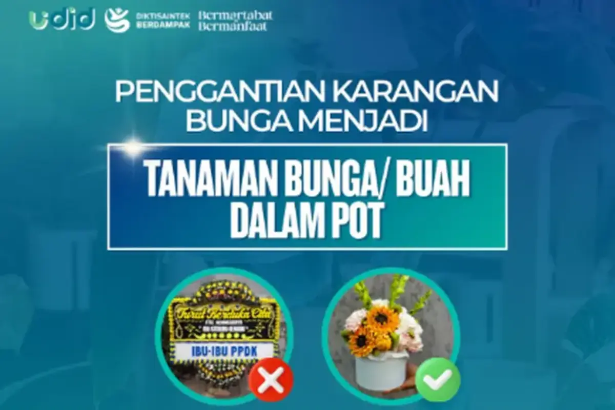 Kurangi Sampah Plastik, Undip Larang Karangan Bunga Di Wisuda