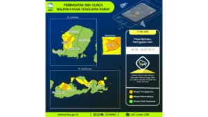 Prakiraan Cuaca NTB, 7 Mei 2026: Sejumlah Wilayah Berpotensi Hujan Lebat Disertai Petir dan Angin Kencang