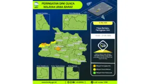 Prakiraan Cuaca Jabar, 10 Mei 2026: Sejumlah Wilayah Berpotensi Hujan Lebat Disertai Petir dan Angin Kencang