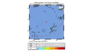 Gempa M5,3 Guncang Laut Banda, Maluku