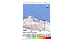 Gempa M 4,6 Guncang Laut Sarmi, Papua Pegunungan